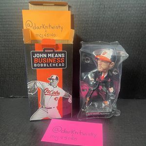 NIB John Means Business #47 Orioles Bobblehead